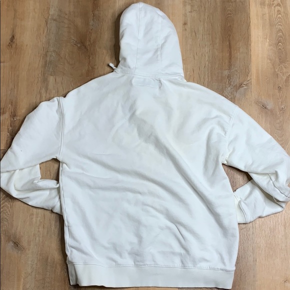 Guess Embroidered Spellout Hoodie White - Picture 4 of 5